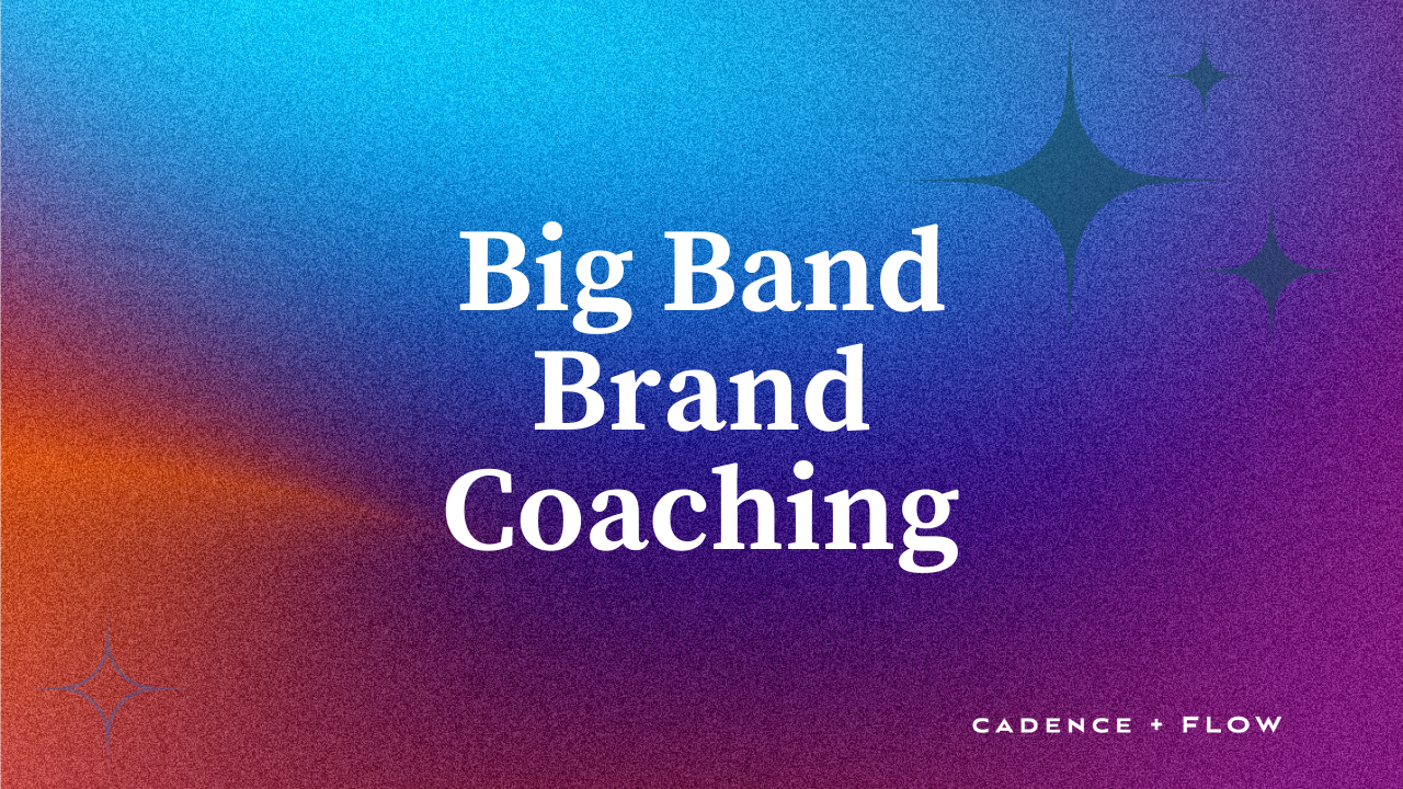 Big Band Brand Coaching